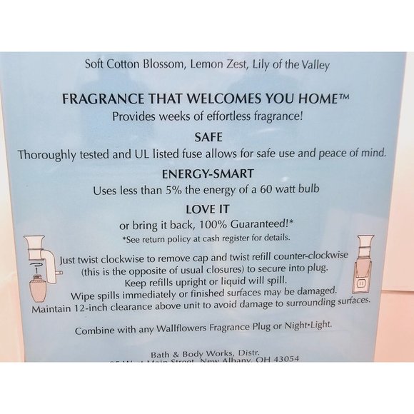 FRESH COTTON Bath & Body Works Wallflowers Fragrance Refill 2 Box NEW - Picture 6 of 7